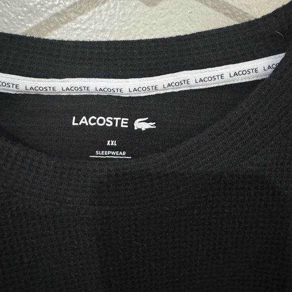 Men’s Lacoste Waffle knit thermal size XXL not new - Picture 2 of 4